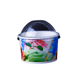 PAPER ICE CREAM CUP WITHOUT LID 200ML  (1000 PIECES PER CARTON)