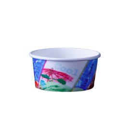 PAPER ICE CREAM CUP WITHOUT LID 750ML (1000 PIECES PER CARTON)