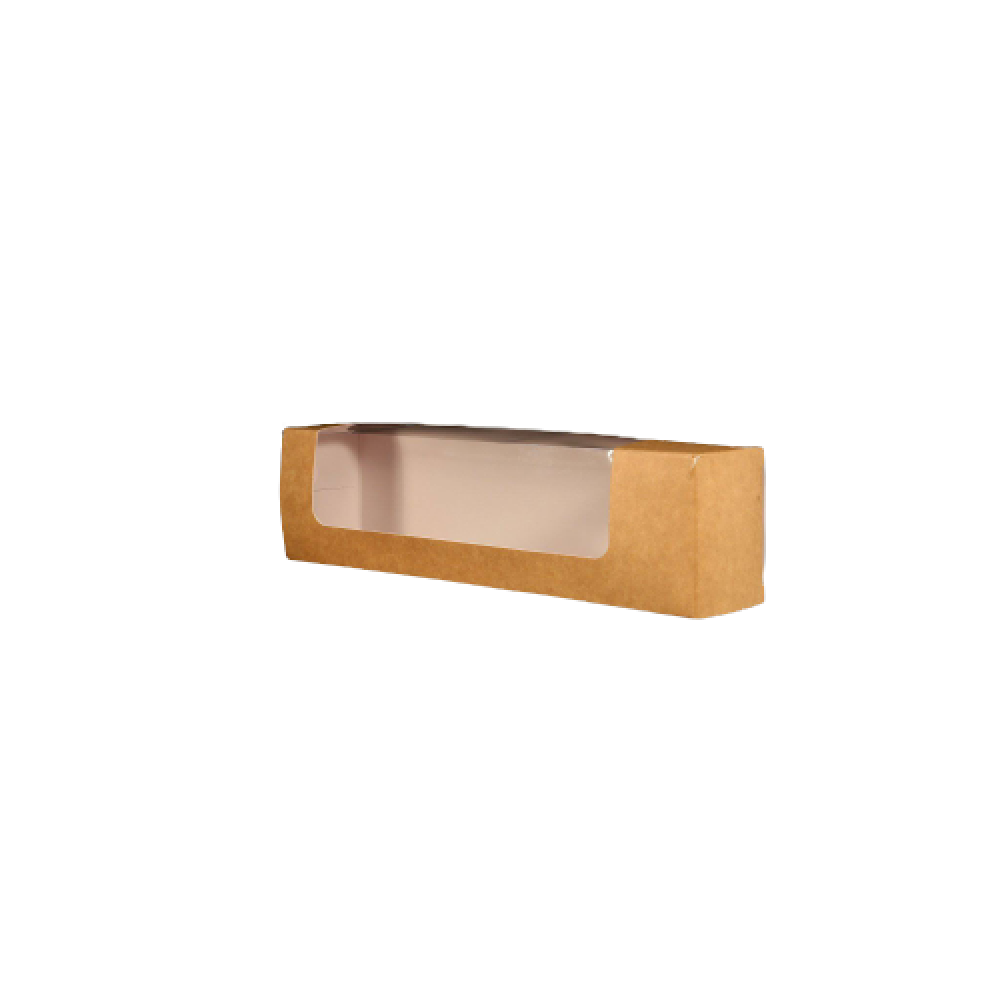 KRAFT SANDWICH BOX WITH WINDOW (250 PIECES PER CARTON)