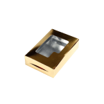 SWEET BOX ALUMINIUM GOLDEN 15X10 CM (250 PIECES PER CARTON)