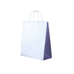 PAPER BAG WHITE TWIST HANDLE 34X18X33.5CM (250 PIECES PER CARTON)