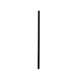 Black Straight Straw 8mm