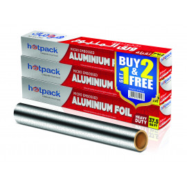 EMBOSSED ALUMINUM  FOIL BUY 2 GET 1 FREE ( 8 Packet Per Carton )