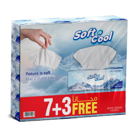 SOFT N COOL  150PULLS X2 PLY – PACK OF 10 PIECES ( 10 X 3 )