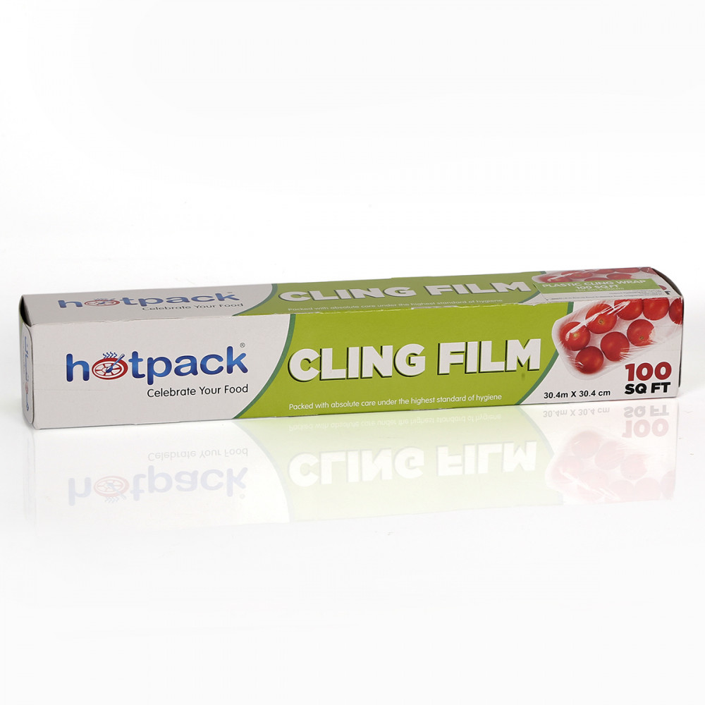 Hotpack-Food Wrap ( cling film ) 100 sqft ( 24 Rolls Per Carton )