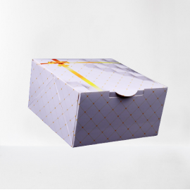 HOTPACK 25X25 PRINTED CAKE BOX (100 PIECES PER CARTON)