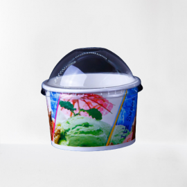 PAPER ICE CREAM CUP WITHOUT LID 200ML  (1000 PIECES PER CARTON)
