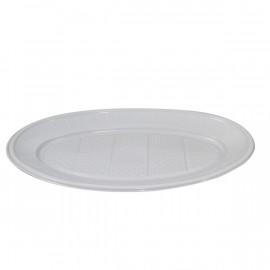 Plastic Oval Tray - 10 Pieces ( 20 Packs Per Carton )