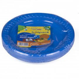 Plastic Plates 7” multicolor– 25 Pieces (20 Packs Per Carton)