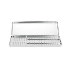 PERFORATED BASE INSTRUMENT  TRAY MM.288X187X39