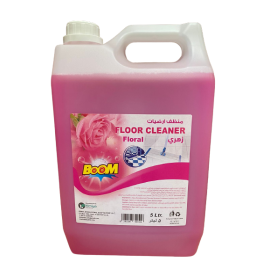 BOOM Floor Cleaner Floral(clear) 5L ( 4 Pieces Per Carton )(S)