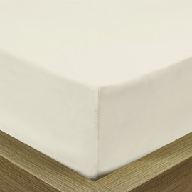 Rest Super soft Fitted sheet 120 X 200 + 25 CM-Ivory