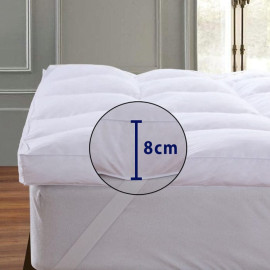 Mattress Topper 8cm 90*200 White
