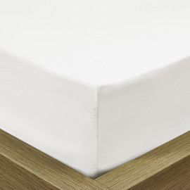 Rest Super soft Fitted sheet 120 X 200 + 25 CM-WHITE