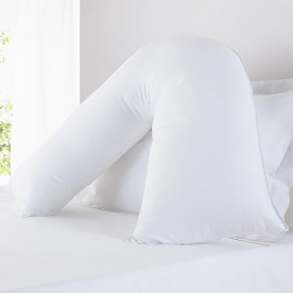 V-Shape Pillow -Standard Size-White