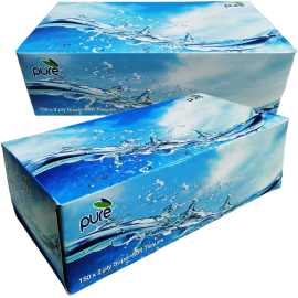 Klenex Super Soft Facial Tissues, 30 Boxes, 150 Tissues per Box, 2-Ply (4500 Total Tissues)