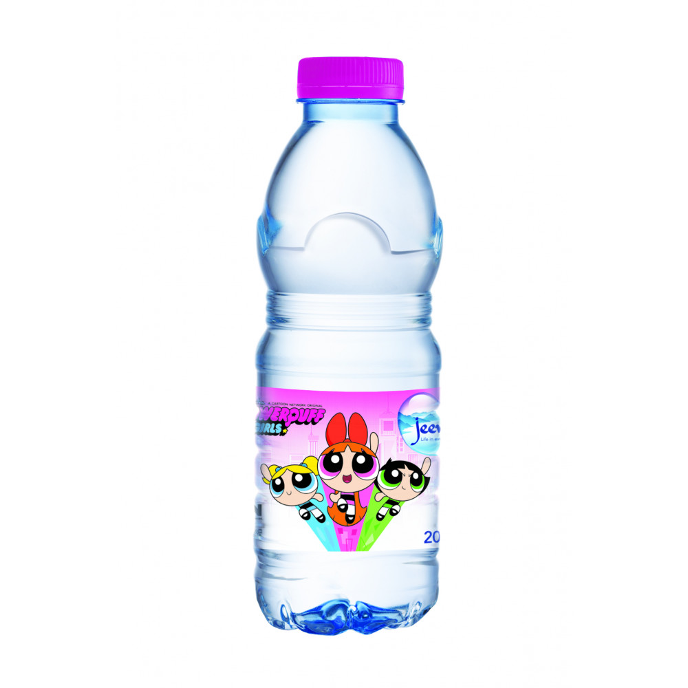 Jeema Bottle Water 200ml ( POWERPUFF GIRLS 24 pcs per shrink)