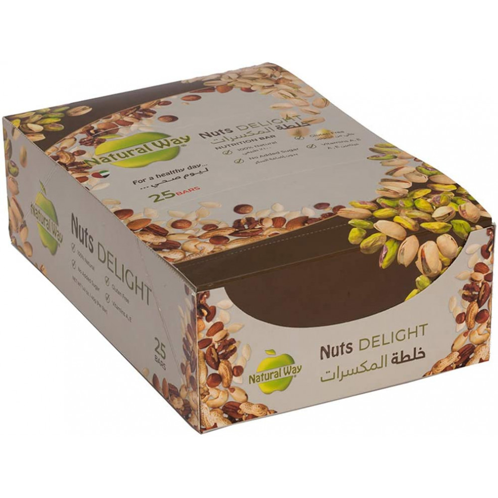 Natural Way - Nuts Delight 40 grams (25 bars per box)