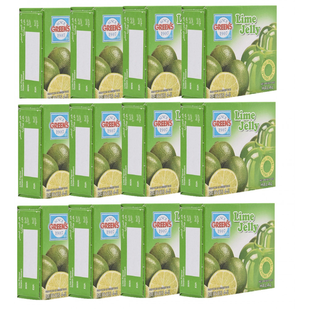 JELLY POWDER - LIME 80G(11+1 per Pack)( 72 Pieces Per Carton )