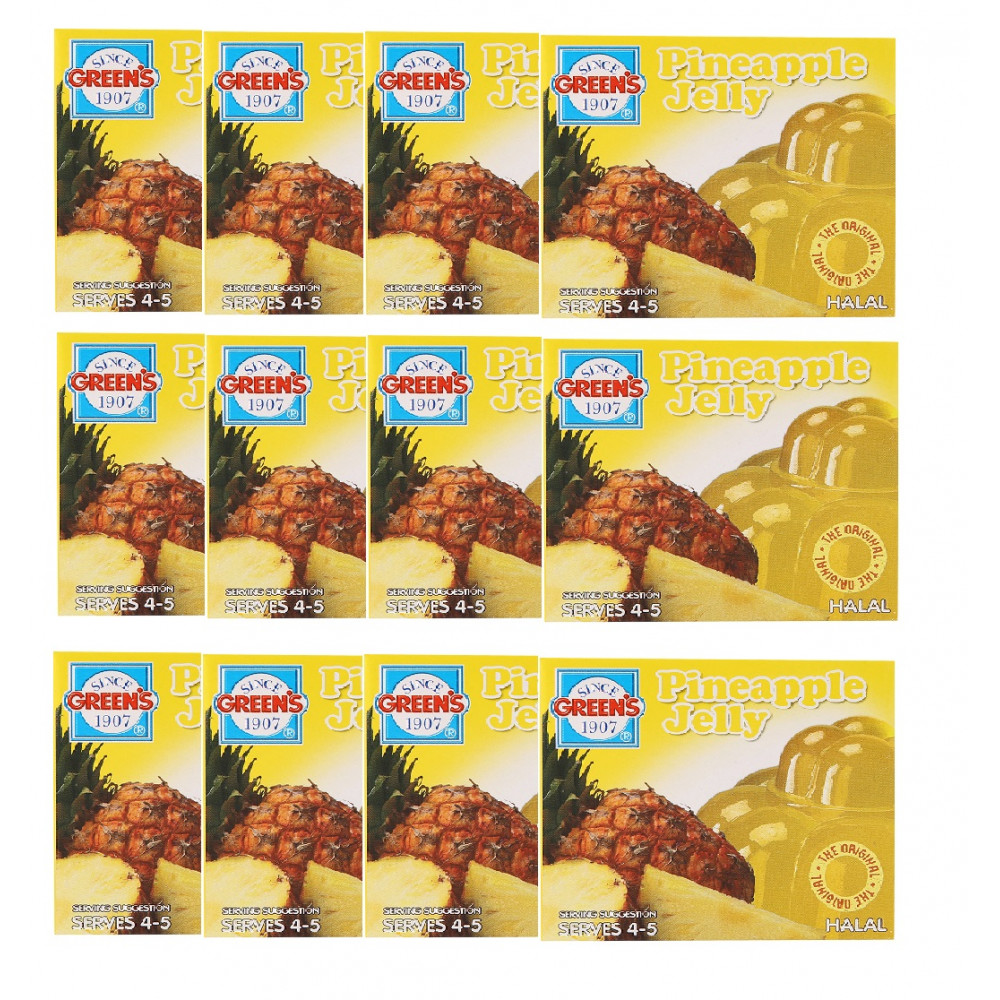 JELLY POWDER - PINEAPPLE 80G(11+1 per Pack)( 72 Pieces Per Carton )