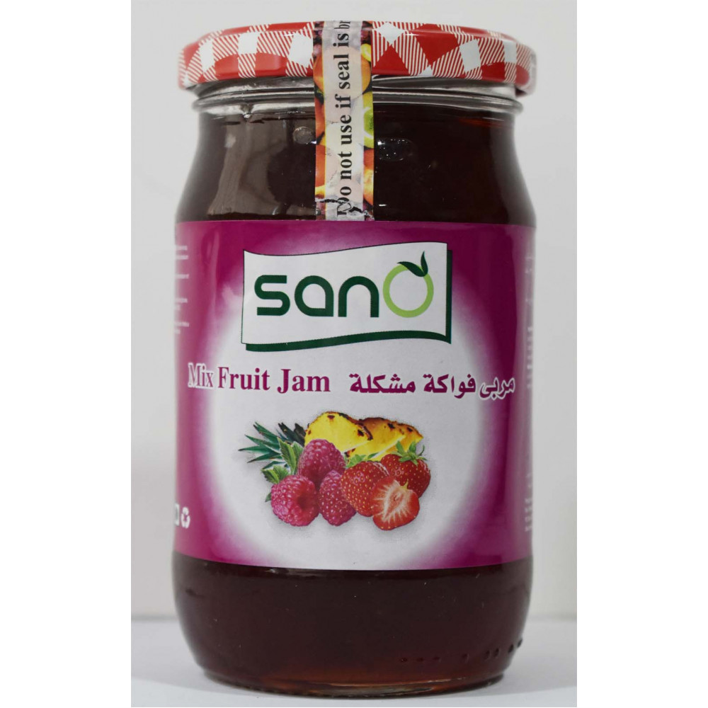 Sano Mixfruit Jam 370 Grams  ( 12 Pieces Per Carton )