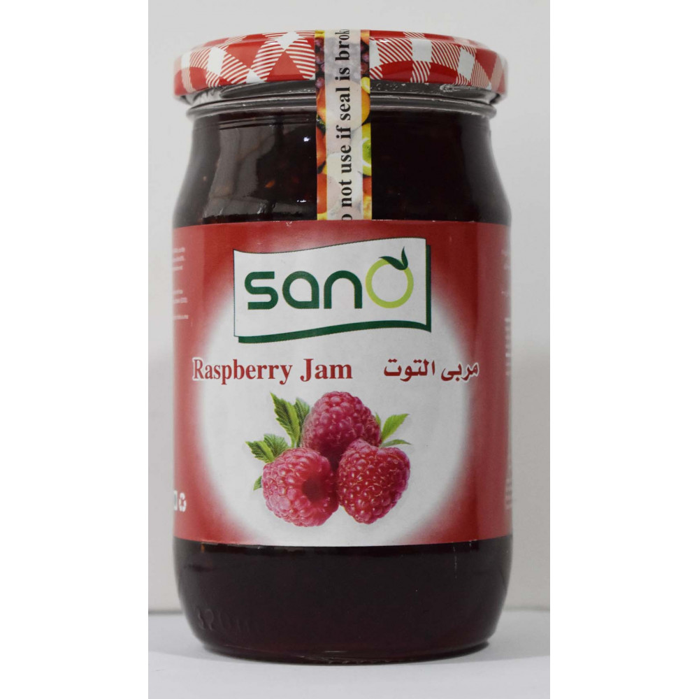 Sano Raspberry Jam 370 Grams ( 12 Pieces Per Carton )