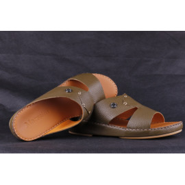 Leather Arabic Sandals Light Brown