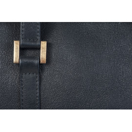 Uptown Carry On Laptop Bag Camel Leather ( Black )