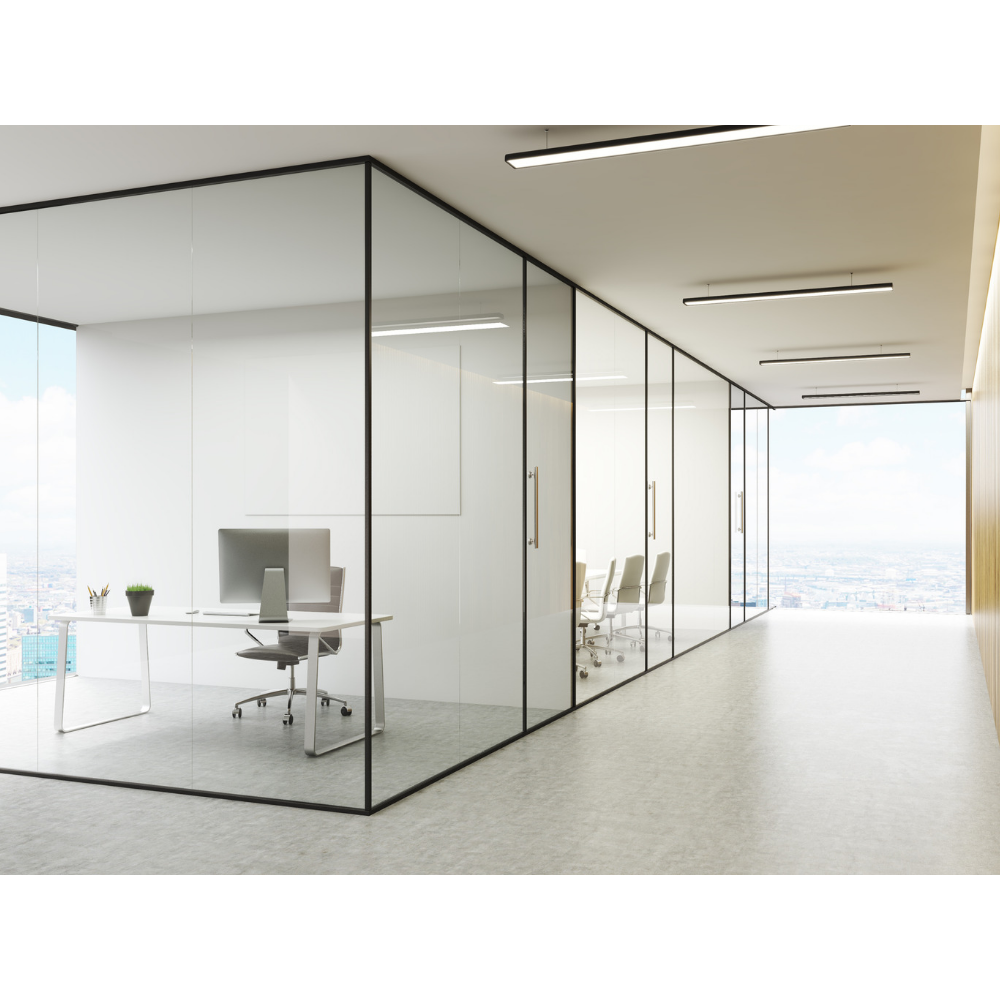Office Glass Partition Sinaha Platform