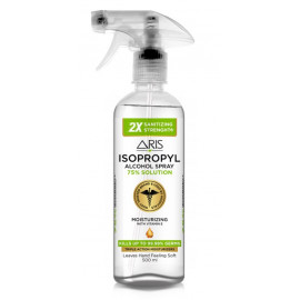 Aris Hand Sanitizer 75% IPA Spray 500 ML ( 18 Pieces Per Carton )