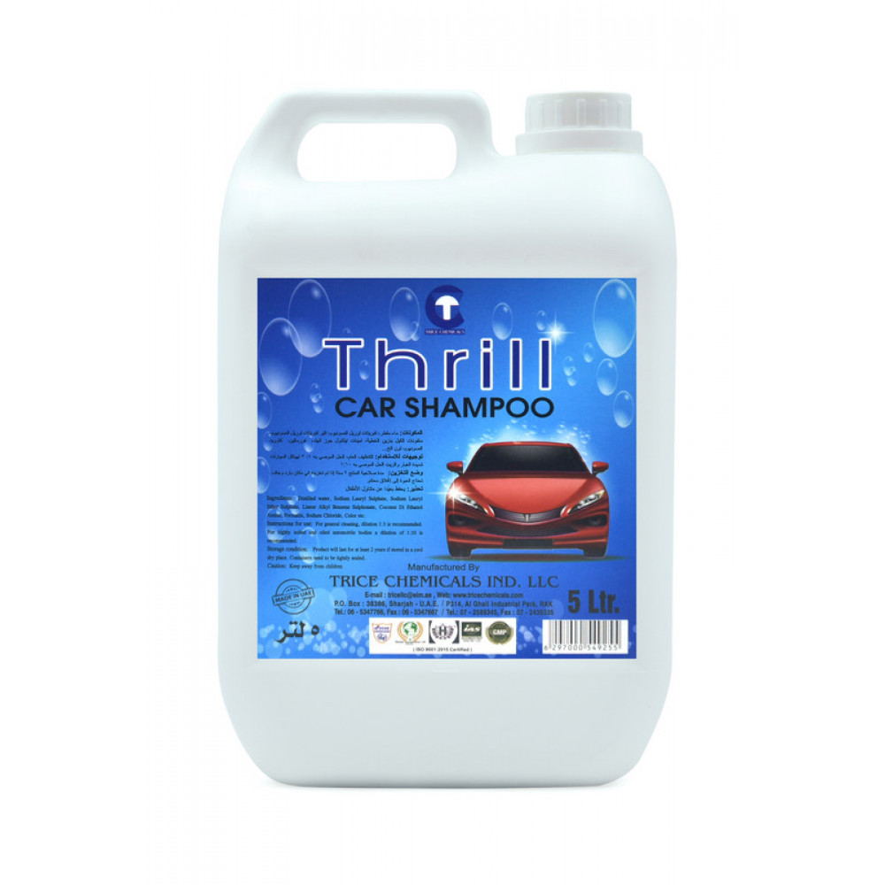 Thrill Car Shampoo 5L ( 4 Piece Per Carton )