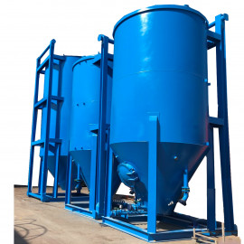 Pressurized cement silos