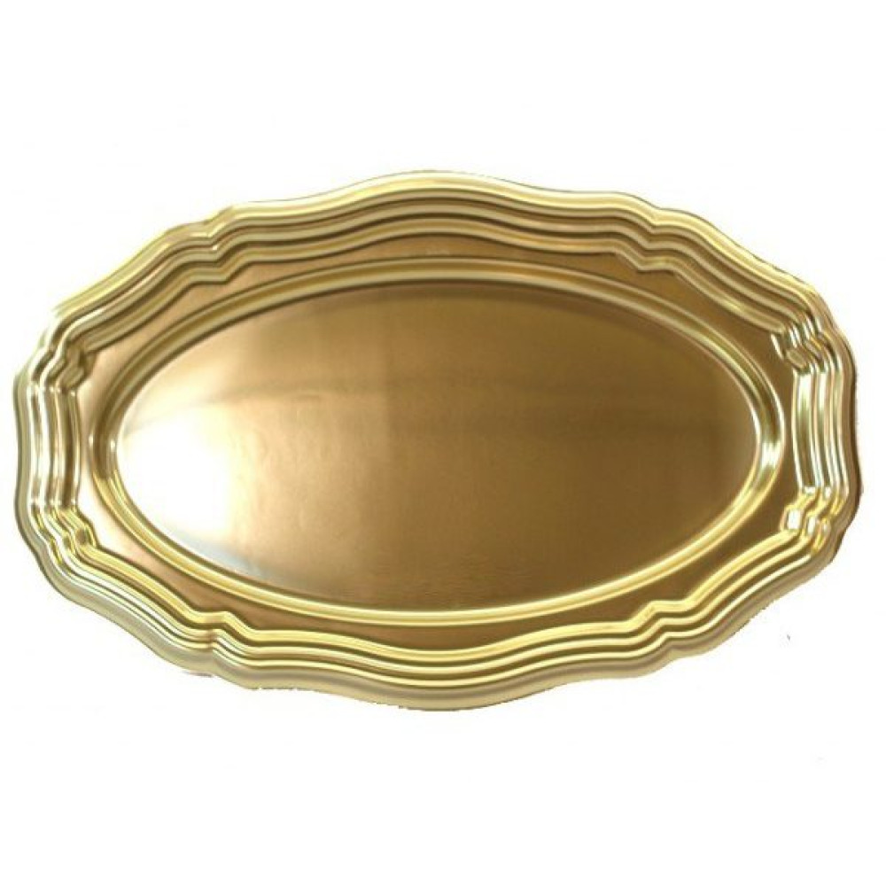 Golden Serving Platters