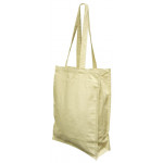 Canvas Shopping Bag ( H-38cm X W-42cm  X G-10cm )