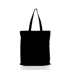 Black Cotton Shopping Bag 40cm x 38cm