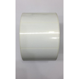 Polypropylene White Labels – Plain ( 76 mm x 50 mm ) 1000 Labels per roll