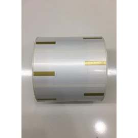 Jewellery Tags – Gold Colour ( 83 mm x 37 mm ) 1000 labels per roll 2000 tags per roll