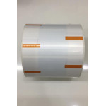 Jewellery Tags – Orange Colour ( 83 mm x 37 mm ) 1000 labels per roll 2000 tags per roll