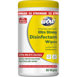 Ultra Strong Disinfectant Wipes 80's Plastic Canister(12 Pieces Per Carton)