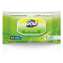 WOW Multipurpose Antibacterial 80 Wipes(20 Pieces Per Carton)