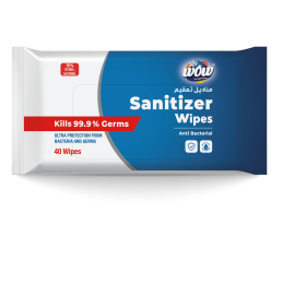 WOW Sanitizer Wipes 40 Wipes(24 Pieces Per Carton)