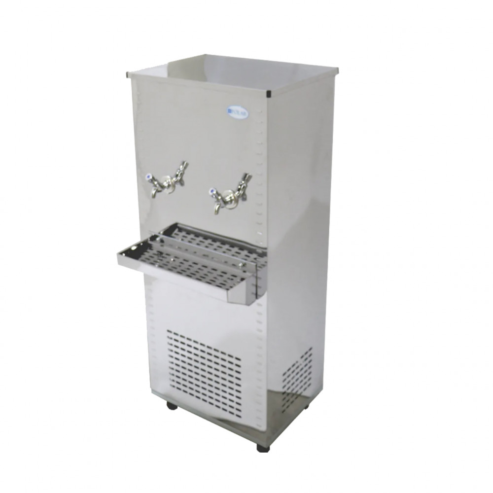 Polar Stainless Steel Water Cooler 25 Gallon, Two Taps
