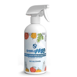 SHIELDme Natural Fruits & Vegetables Sanitizer Spray 500ml – No Alcohol  (24 Pieces Per Carton)