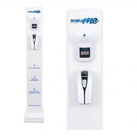SHIELDme Wall Mount Automatic Hand Sanitizer Dispenser + SHIELDme Wall Mount Hands-Free Body Temperature Sensor – Offer