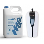 SHIELDme Wall Mount Automatic Hand Sanitizer Dispenser + SHIELDme No Alcohol, 100% Natural Sanitizer 5 litres – Offer