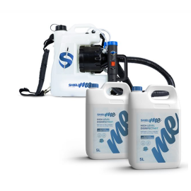 SHIELDme Portable Disinfectant Fogger Spray Machine 12L capacity + SHIELDme Multi-Surface, Non-Toxic Disinfectant 2x5Litres – Offer