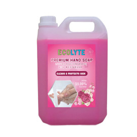 ECOLYTE PREMIUM HAND SOAP LUXURY ROSE FRAGRANCE 5 LITRE