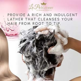 La Parisienne Premium Luxury Shampoo Refill, For Hairfall rescue, Dandruff and frizzy hair, Nourishes, Repair & Shine, Long and Lifeless Hair, Dream Lengths, Paraben Free, For Men and Women (5L)