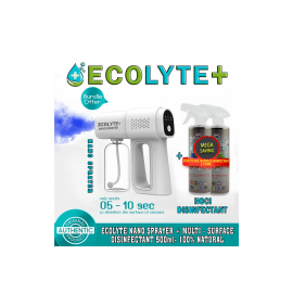 ECOLYTE NANO SPRAYER + MULTI SURFACE DISINFECTANT 500ml- 100% NATURAL