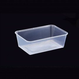 Micro Wave Hd Clear Rectangular Container 1500 ML 1X150